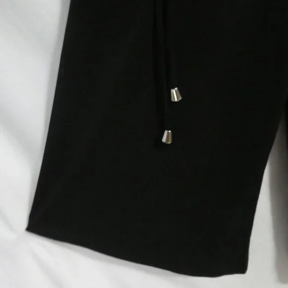 AB STUDIO | large | Capri Leggings With Decorative Double String Sides | USA - Picture 7 of 16